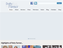 Tablet Screenshot of patty-farmer.com